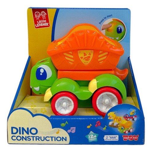 Dino Construcción Con Luz, Sonido Y Movimiento