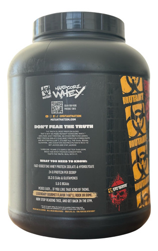 Mutant Hardcore Gourmet Whey Protein Mix 5lbs Cookies And Cream
