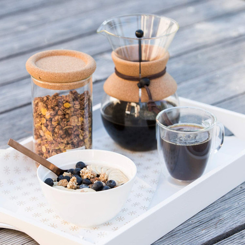 Bodum Pour Over Coffee Maker, 17 Ounce, .5 Liter, Cork Ba...