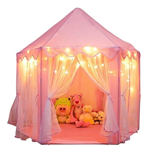 Tienda De Campaña Orian Princess Castle Para Niñas Con Luces