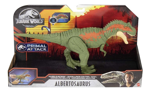 Dinosaurio Albertodsurus Jurassic World Con Movimiento