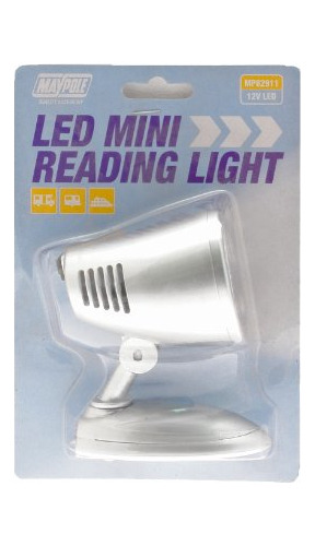 Lámpara De Lava - Mini Luz De Lectura Led Plateada De 12v