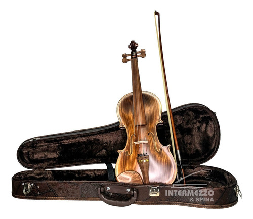 Violino Nhureson Alegretto 4/4 Cor Marrom