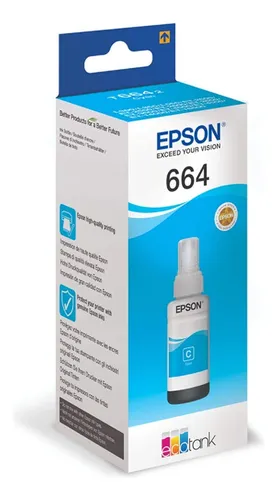 Epson 664 Cian Ecotank 70ml