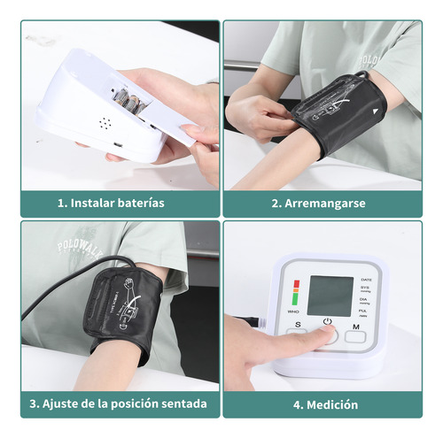 Monitor De Presion Arterial Para Brazo Con Pantalla Led