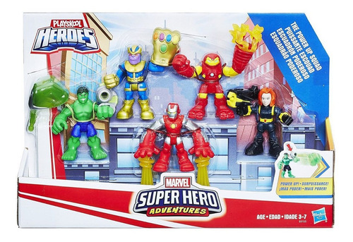 Playskool Héroes Marvel Super Hero Adventures The Power Up E