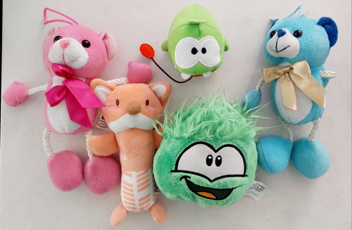 Colección Peluches Club Penguin Y Míniso Y Otros