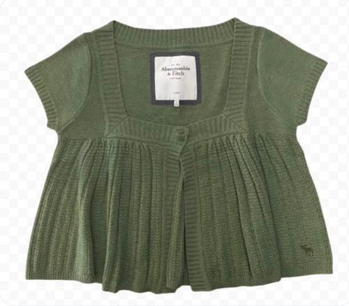 Chaleco De Lanilla Abercrombie Para Mujer - Talle L
