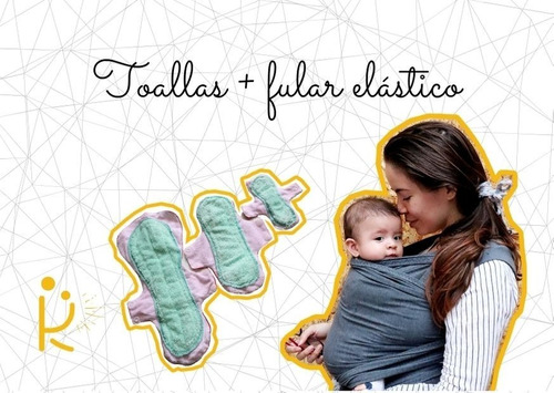 Fular Elástico + Toallas Ecológicas