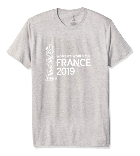 Fifa Wwc Francia 2019 Polera Horizontal En Oscuro Para Ho