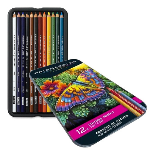 Imagen 6 de 6 de Prismacolor Premier Set X 12 Lapices De Colores Premium