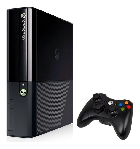Microsoft Xbox 360 Super Slim 4GB Standard cor preto 2010 - Excelente (Recondicionado)