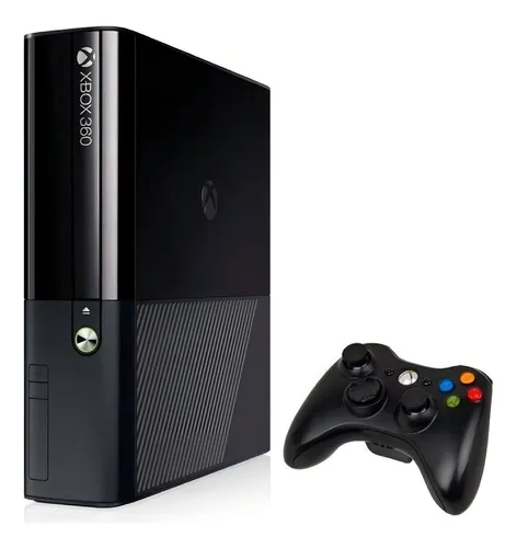 comprar Microsoft Xbox 360 Super Slim 4GB Standard cor preto 2010