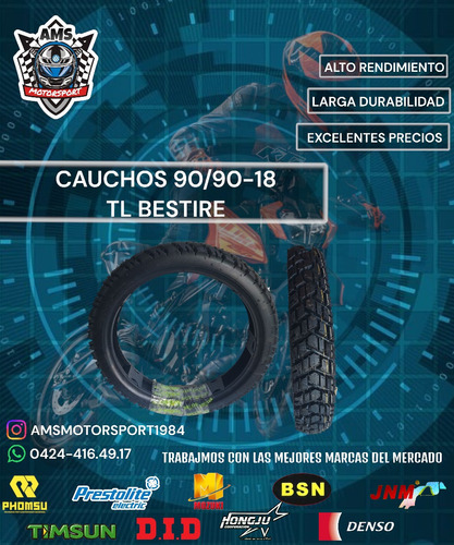 Caucho 90/90-180tl Beestire 