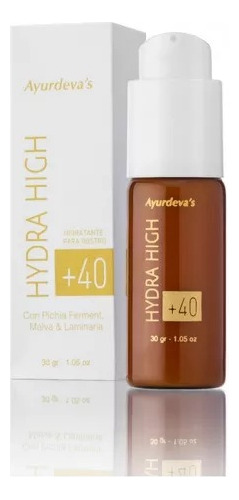 Crema Facial Hidratante Natural Ayurdeva's Hydra High +40