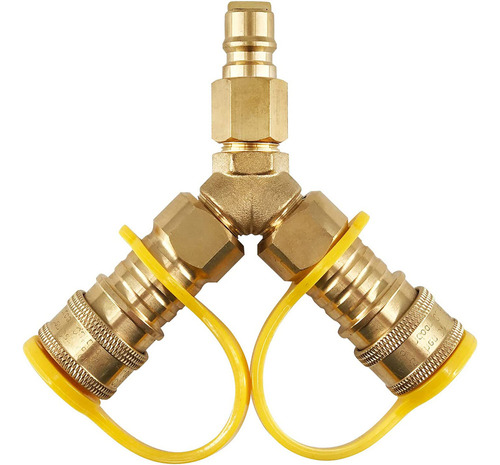 3/8 Inch Natural Y-splitter Quick Connect Adapter
