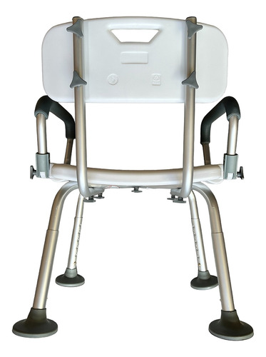 Silla Ducha Plegable Con Descansabrazos Abatibles De Color