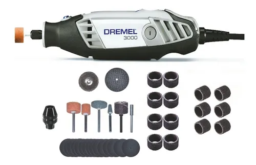 MICRO RETIFICA DREMEL 3000 COM 10 ACESSÓRIOS