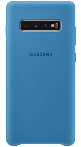 Case Samsung Silicone Cover Original Galaxy S10 Normal Azul