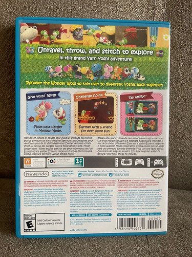 Yoshis Wolly World Wii U (Usado)