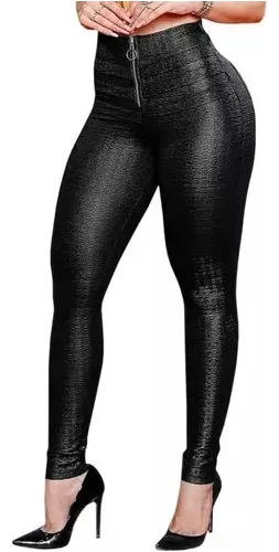 Calça Legging Texturizada 3D Empina Bumbum em Cirrê