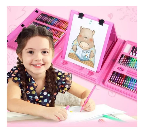 Set De Pintura Infantil De 208 Piezas, Set Multiusos