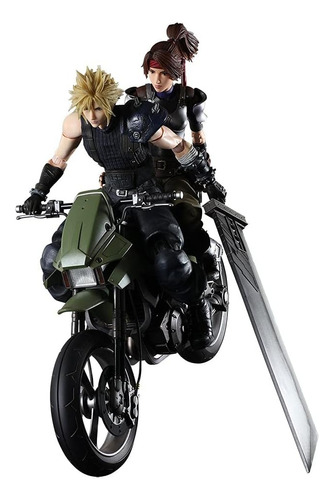 Final Fantasy - Jessie Cloud Motocicleta - Figura Original