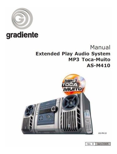 Manual De Serviço System Gradiente As-m410 - Formato Pdf