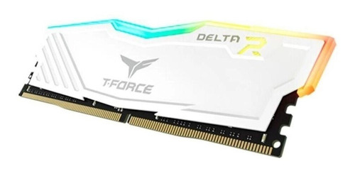 Memória RAM T-Force Delta RGB color branco  8GB 1 Team Group TF4D48G3000HC16C01