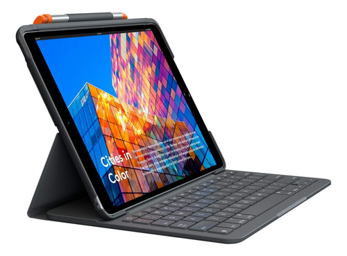 Logitech - Funda Con Teclado Para iPad  7ª Y 8ª Generacio