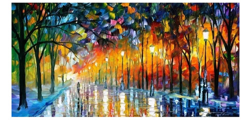 Poster Foto Obra Icy Reflections 50cmx100cm Leonid Afremov