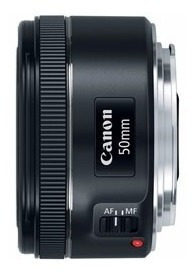 Lente Canon Ef 50mm F/1.8 Stm + Filtro Uv Brinde + Nf