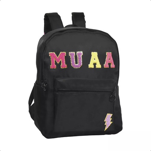 Mochila Mujer Lisa Impermeable Muaa Nueva Urbana Escolar 16