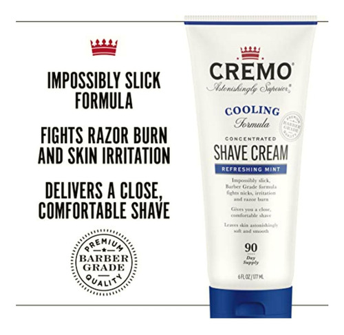 Cremo Crema Para Afeitar Refrescante 177 Ml (paquete De 2)