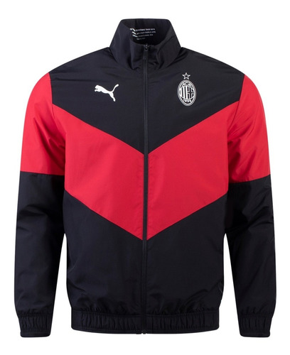 Campera Del Milan Puma Futbol Italia Original Salida