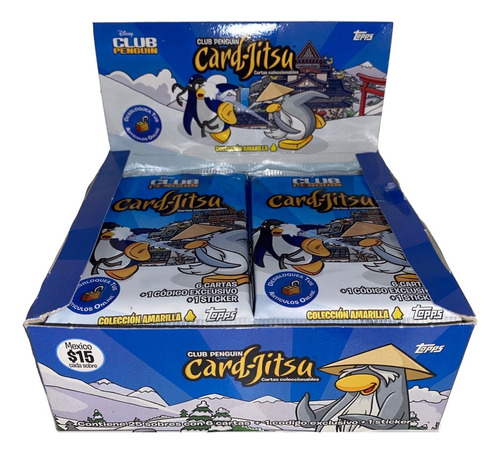 10 Sobres De Cartas Coleccionables Card-jitsu Club Penguin