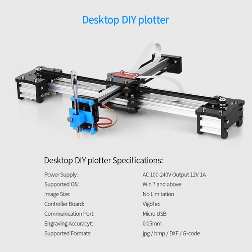 Kit De Bolígrafos Plotter Para Dibujar, Robot, Escritura A M