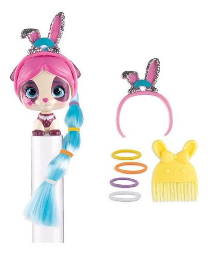 Imagen 7 de 10 de Vip Pets Muñeca Sorpresa Mini Fans Serie 1 Corazon Accesorio