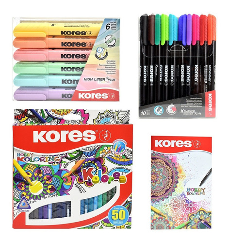 Kit Mandalas Kreativas Kores Plus