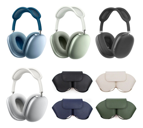 Auriculares Bluetooth Ej-p9 Max Calidad Premium Con Funda Verde