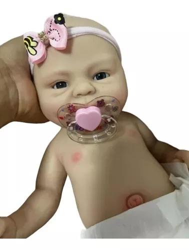 Bebe Reborn De Silicone Sólido Molinho