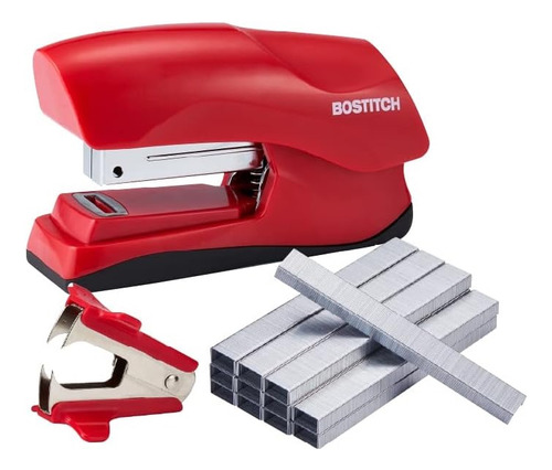 Bostitch Office Grapadora Resistente De 40 Hojas Con 1250 Color Rojo