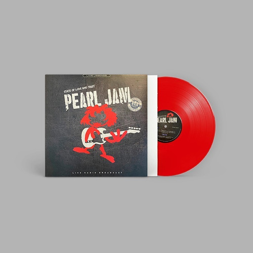 Pearl Jam - State Of Love And Trust Lp Rojo - Bootleg