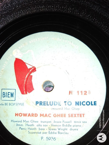 Pasta Howard Mc Ghee Sextet Blue Star C117