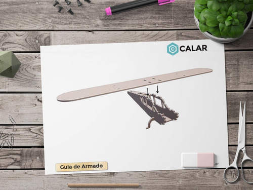 Imagen 6 de 7 de Avion Cesna Souvenir 3d Puzzle Para Armar Regalo Infantil