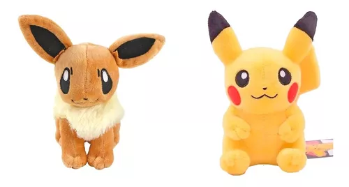 Pokémon Eevee Pikachu Pelúcia Original