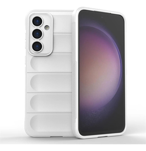Capa Case Anti Impacto Para Galaxy A35 + Pelicula Vidro 3d Branco Fosco