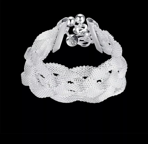 Pulsera Plata 925 Elegante Para Mujer