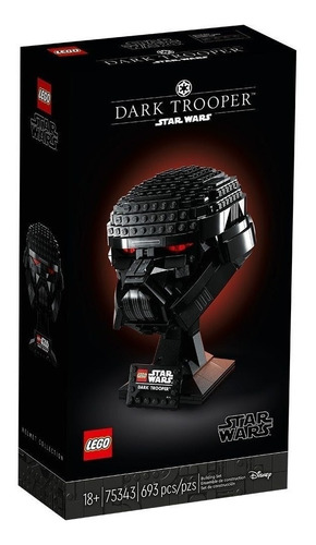 Lego Casco De Trooper Oscuro 75343 Cantidad de piezas 693