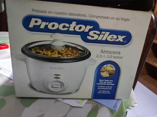 Olla Arrocera Electrica 10tz/2.5 L 400w Blanca Proctor Silex